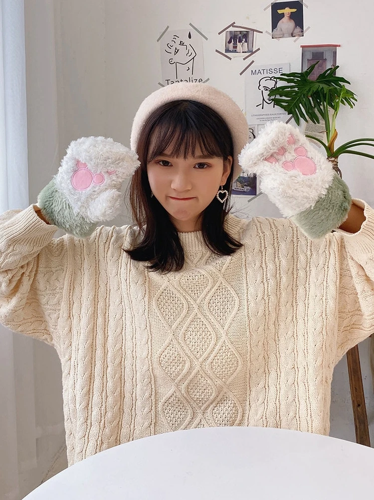 Плюшевые зимние перчатки для девочек Duffy Bear Friends Stellalou Rabbit ShellieMay Gelatoni | Багаж и