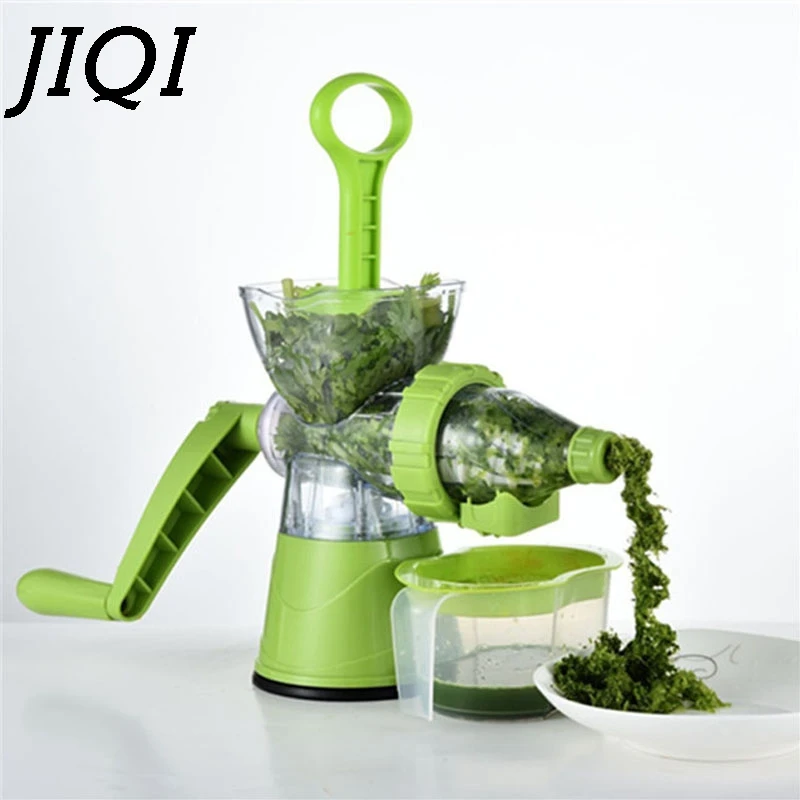 Медленная ручная соковыжималка машина для экстракции овощей и фруктов