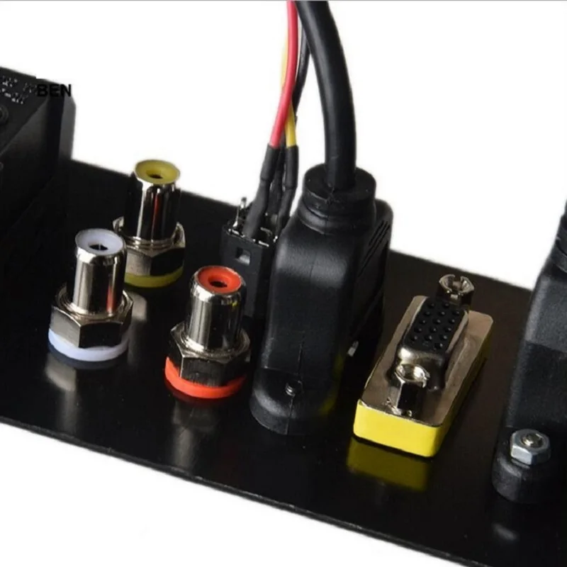MMOMultionedia розетка Универсальный Три разъема RL VIEDO аудио USB VGA HDMI сетевой разъем преобразования