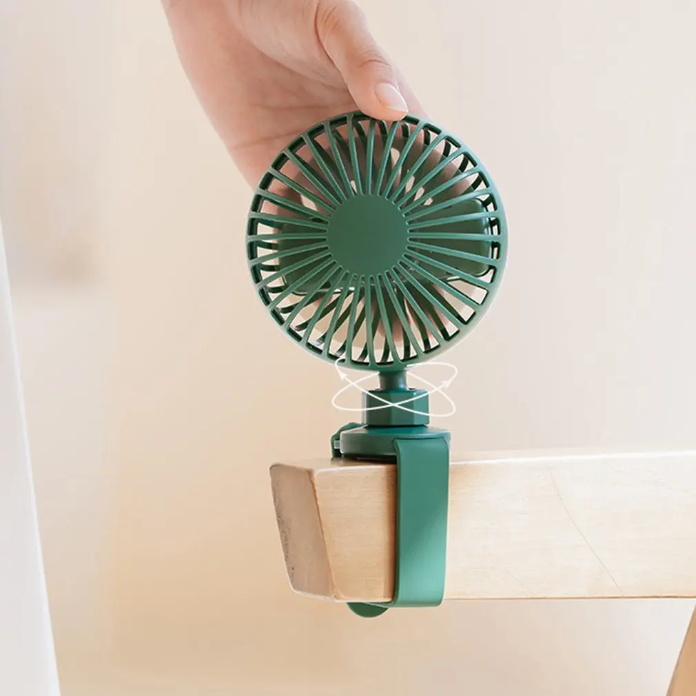 

F36 Stroller Bike Fan Mini Portable USB Rechargeable Clip Fan 360 Degree Rotating Outdoor Wrist Fan With Strap With Fragrance