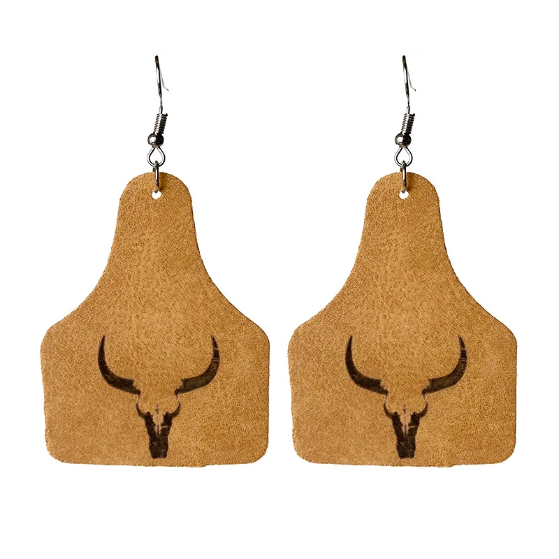 Женские винтажные серьги-подвески в форме капли кофейного цвета | Украшения и