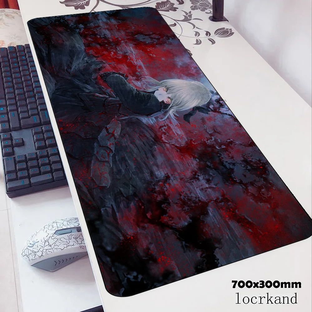 Фигурка коврик для мыши 700x300x3 мм подарок для мальчика компьютерная мышь коврик геймпад pc gamer игровой коврик для мыши fate Настольный коврик для офиса padmouse
