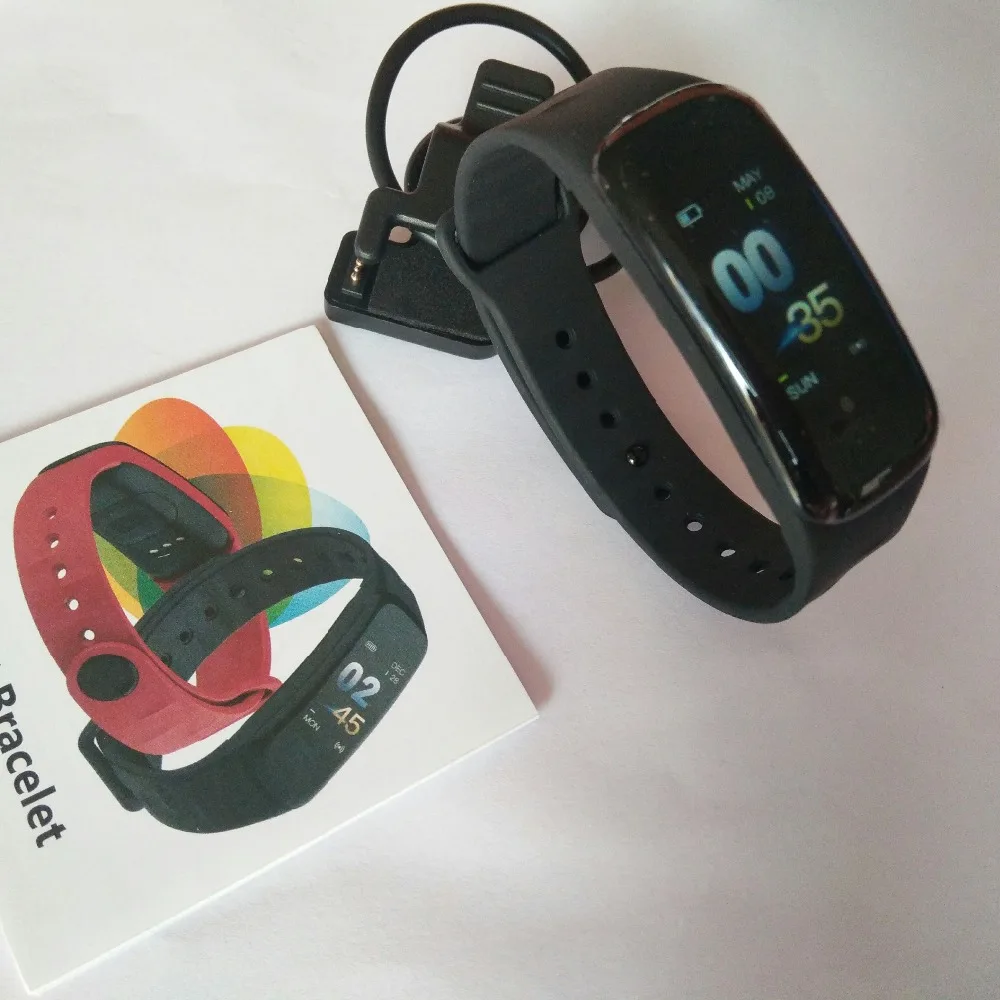 Новые спортивные Смарт часы C1 практичный цветной дисплей спортивный фитнес