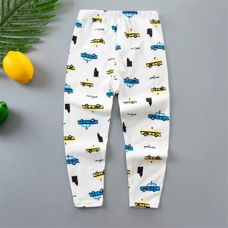 Осенние детские длинные штаны шаровары для мальчиков и девочек От 3 до 10 лет