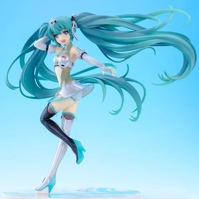

Аниме модель Hatsune Miku Racing Hatsune Racing Girl Box ручная офисная экшн-фигурка из ПВХ Подвижная кукла коллекционные подарки для детей