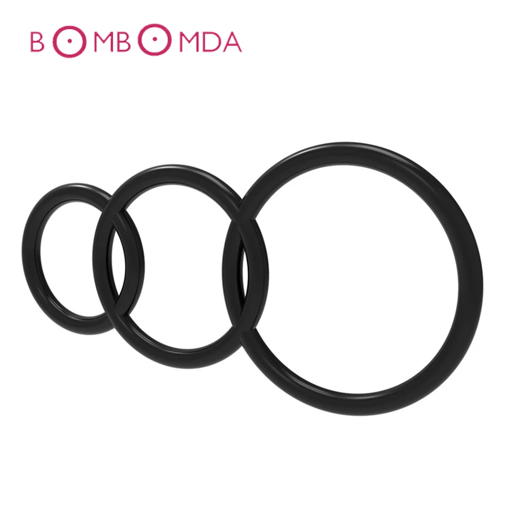 3 шт. супер эластичные и сильные кольца на пенис товары для взрослых мужское