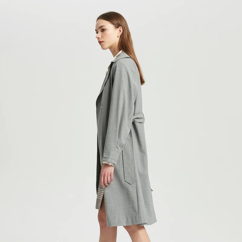 Me&ampcity Women Woolen Coat outerwear winter clothing Wool blend Office Lady fashion Warm Slim Elegant coat | Женская одежда