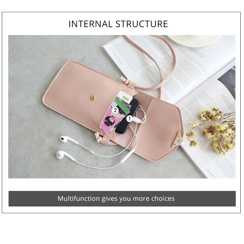 Женская сумка DXH для телефона 2019 кошелек монет через плечо девочек милый