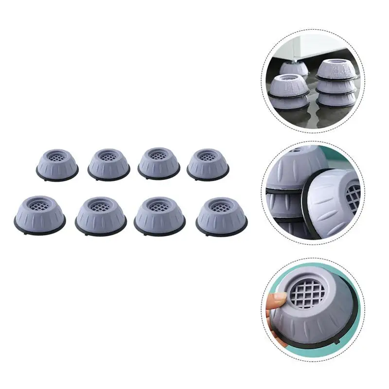 

8PCS Noise Reduction Shock Absorbing Washer Table Heighten Pad Anti Vibration Pad