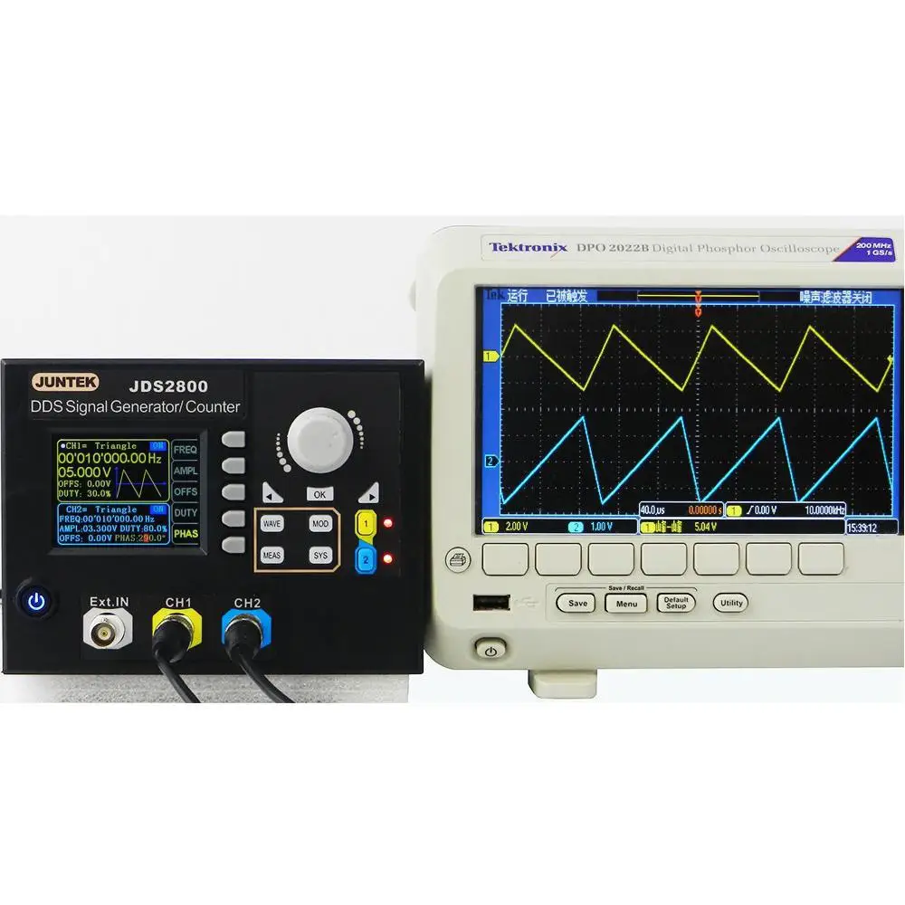 Генератор сигналов с цифровым управлением 15 МГц двухканальный DDS генератор