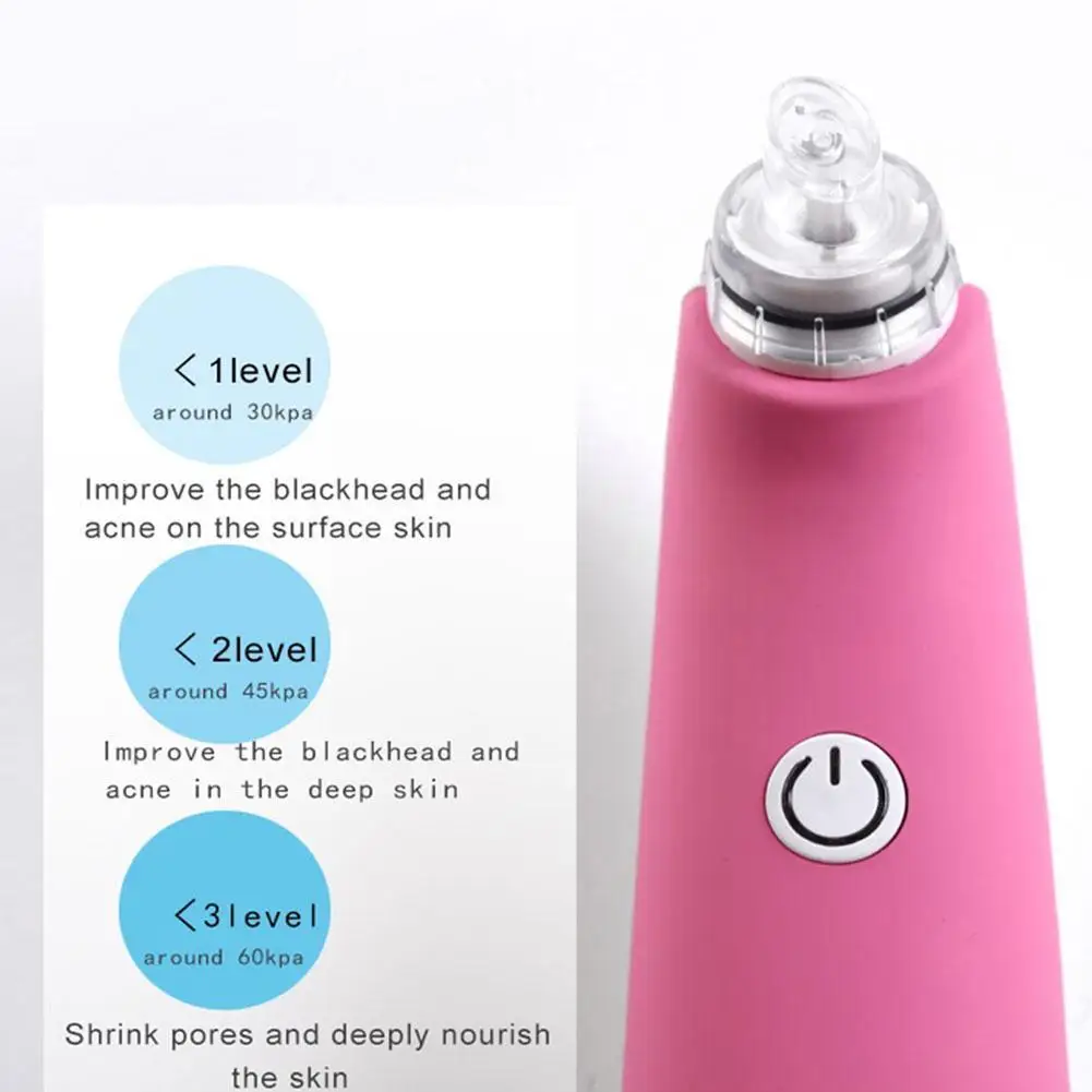

Electric Bubble Blackhead Remover Nose Cleaner Vacuum Deep Remove Clean Tool Suction Loop Acne Cleaning Care Facial Pore Sk E4A3