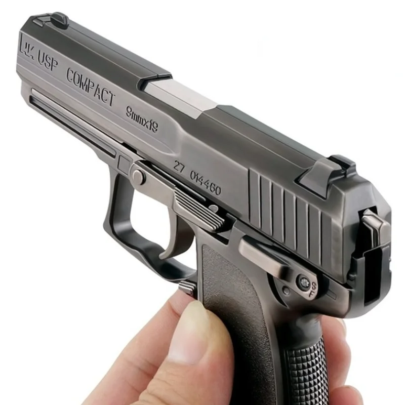 1:2.05 Alloy Metal USP Miniature Model Gun Pistol Toy Detachable Cartridge Case Throwing Can Not Shoot Collection Gift | Дом и сад