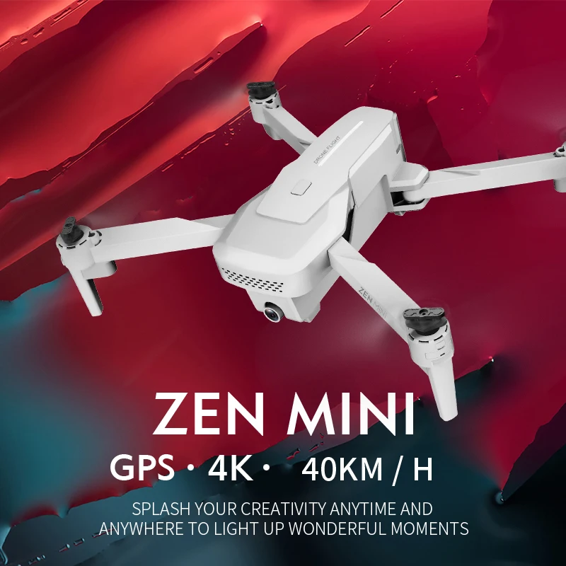 

XS818 ZEN Mini Dual GPS WIFI FPV With 4K HD Electronic Anti-shake Camera Optical Flow Positioning RC Drone Quadcopter RTF