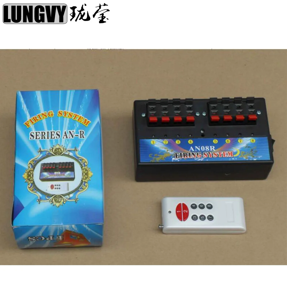 Free Shipping Remote Control 8 Channels 1 Receiver Trigger Stage Effect Wedding Machine Fountain Fireworks Base Firing | Лампы и