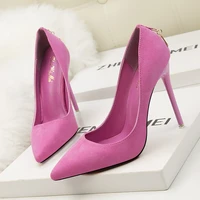 2021 new women pumps suede high heels shoes fashion office shoes stiletto party shoes female comfort women heels