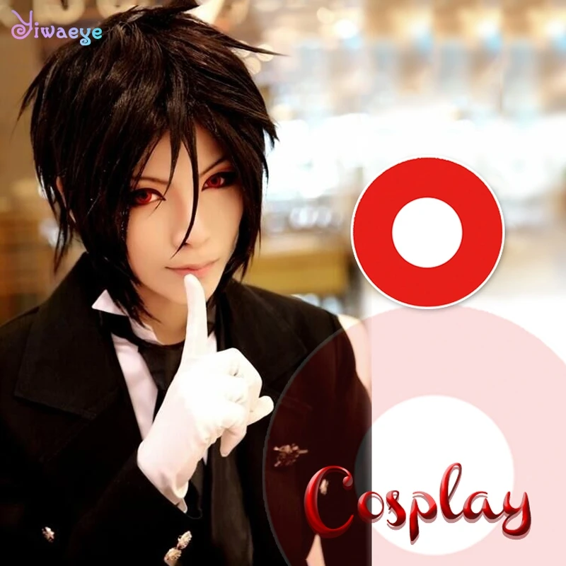 Белый цвет круг Косплей зомби Хэллоуин фотосессия красивый ученик мягкий