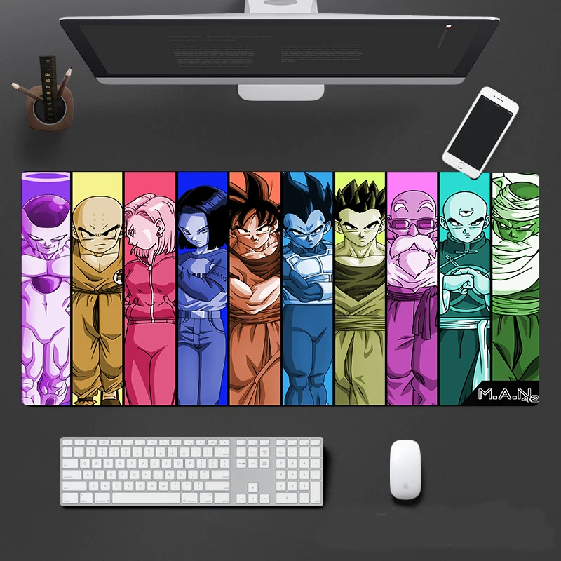 

Anime goku large gaming mouse pad table pad keyboard pad Christmas gift