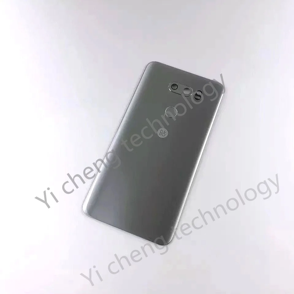 Ceny Dla LG V30 + Plus H930 H930G Tylna Pokrywa Baterii Pokrywa Tylna Klapka Obudowa Szklana Obudowa Case Z Samoprzylepna Naklejka Części Zamienne