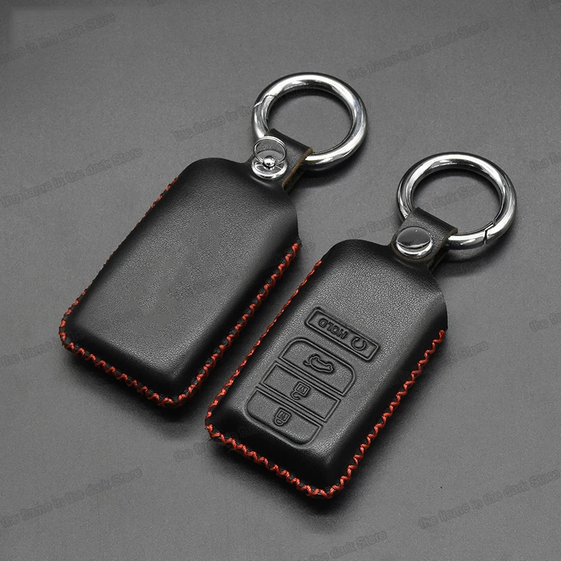 Lsrtw2017 из коровьей кожи цинковый брелок для автомобильных ключей смарт ключ чехол