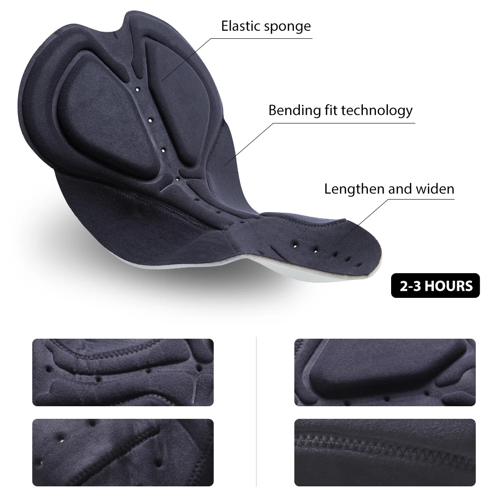 Santic мужские велосипедные шорты Coolmax 4D Pad противоударные до колена с защитой от