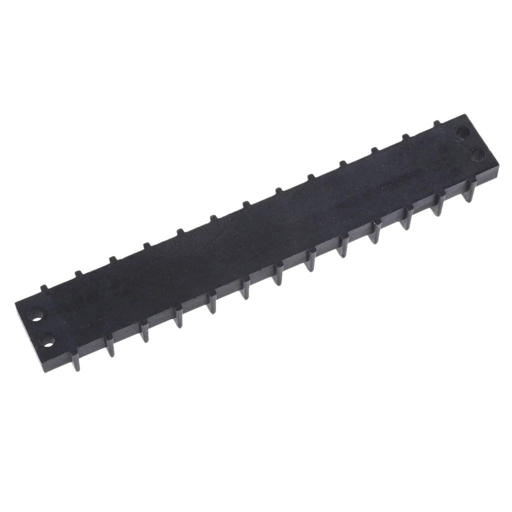 

Marine Boat Rod 12 Gang Nickel Screw 24 Terminal Connection Junction Block