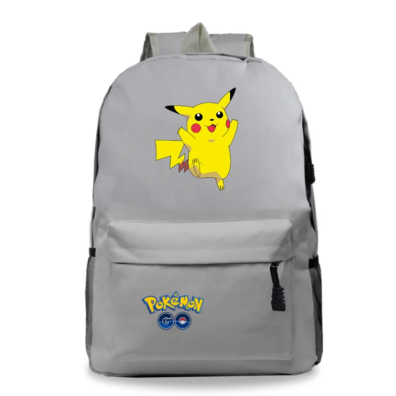 Mochila Pokemon рюкзаки для школы подростков девочек Sac Dos Аниме Пикачу сумка plecak ноутбук унисекс мультфильм Backbag 41-44
