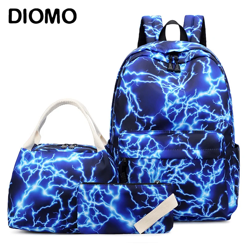 DIOMO комплект школьной сумки из 3 предметов с принтом звездного неба детские