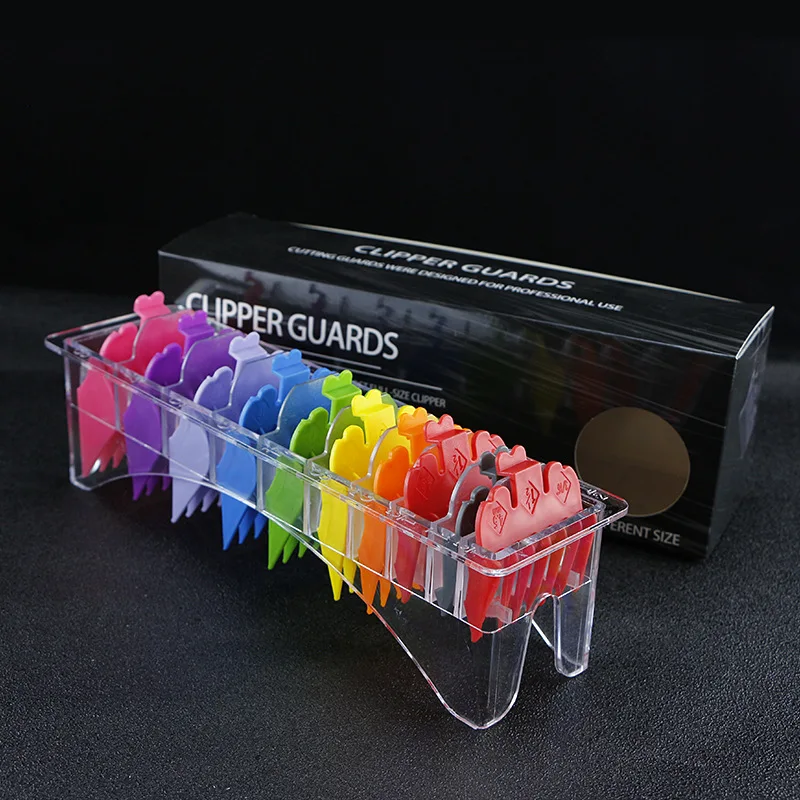 

10Pcs For Wahl Universal Hair Clipper Limit Comb Guide Attachment Size 1.5/3/4.5/6/10/13/16/19/22/25mm Barber Replacement G0427