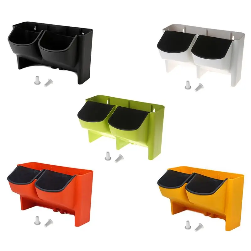 Самополивающийся цветочный горшок 2 кармана составная Вертикальная стена