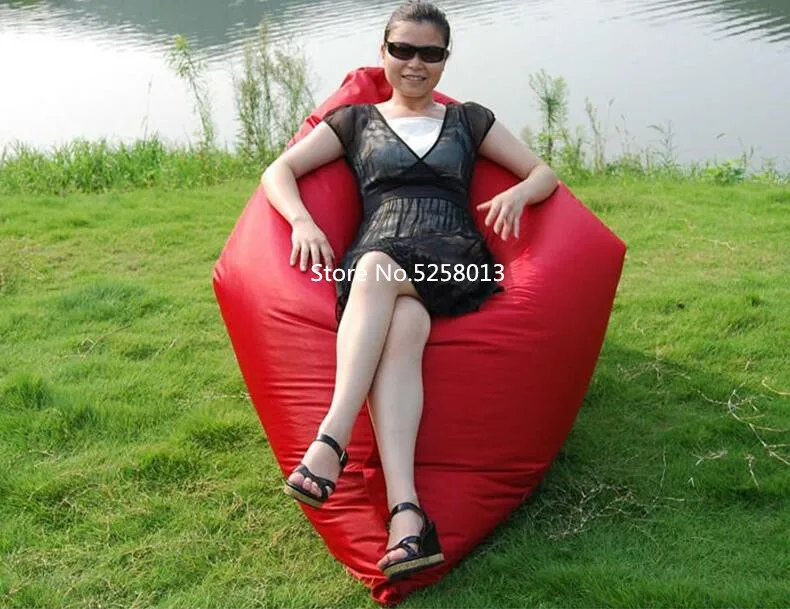 Темно серый водонепроницаемый стул мешок для улицы и помещения Кресло