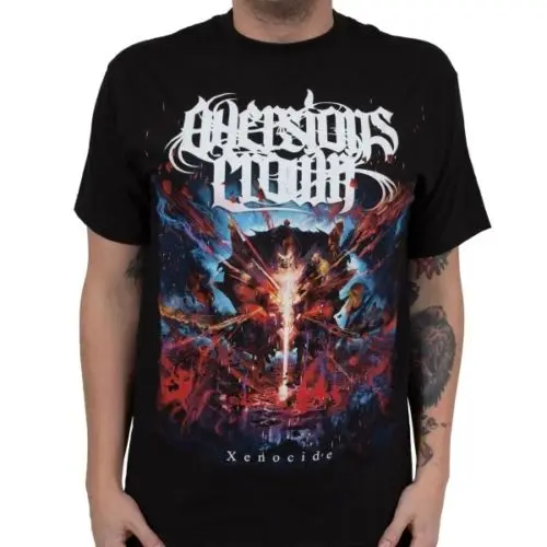 

Рубашка Aversions с короной и ксеноцидом, металлическая Официальная футболка размеров S, M, L, Xl, Xxl, 3Xl