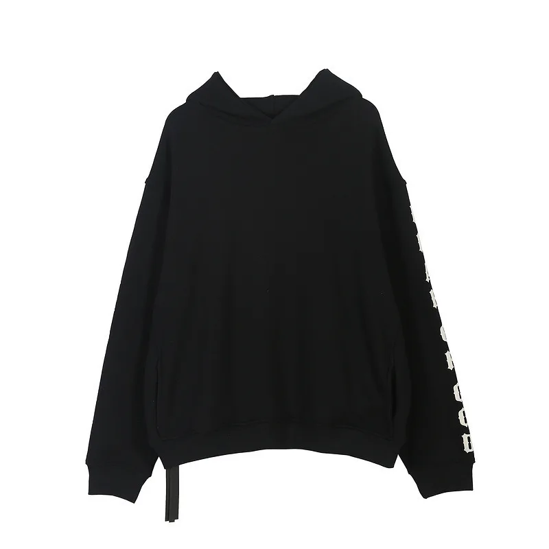 

New spring fog fashion brand men's youth pure cotton Jesus Cross letter Hoodie