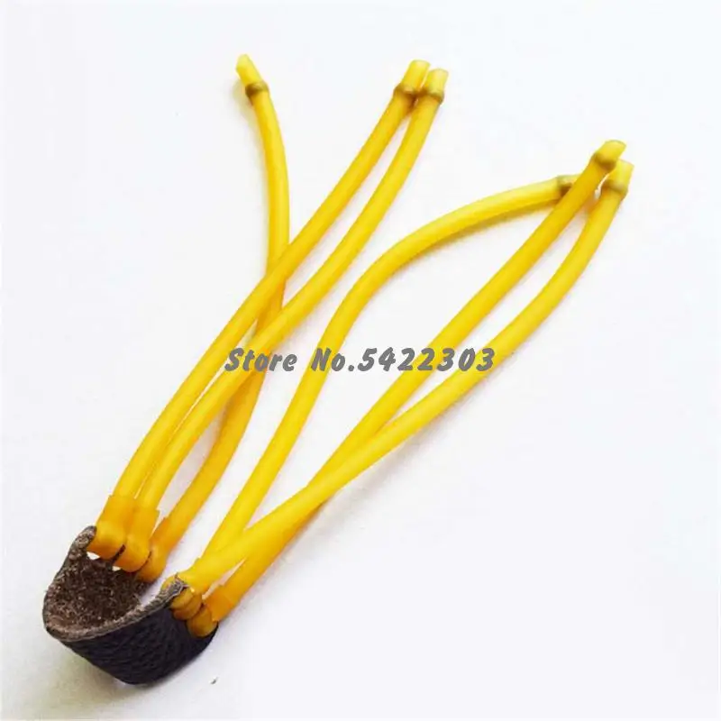 

20 шт. шесть полос Прочная резиновая трубка для катапульты для кемпинга охоты