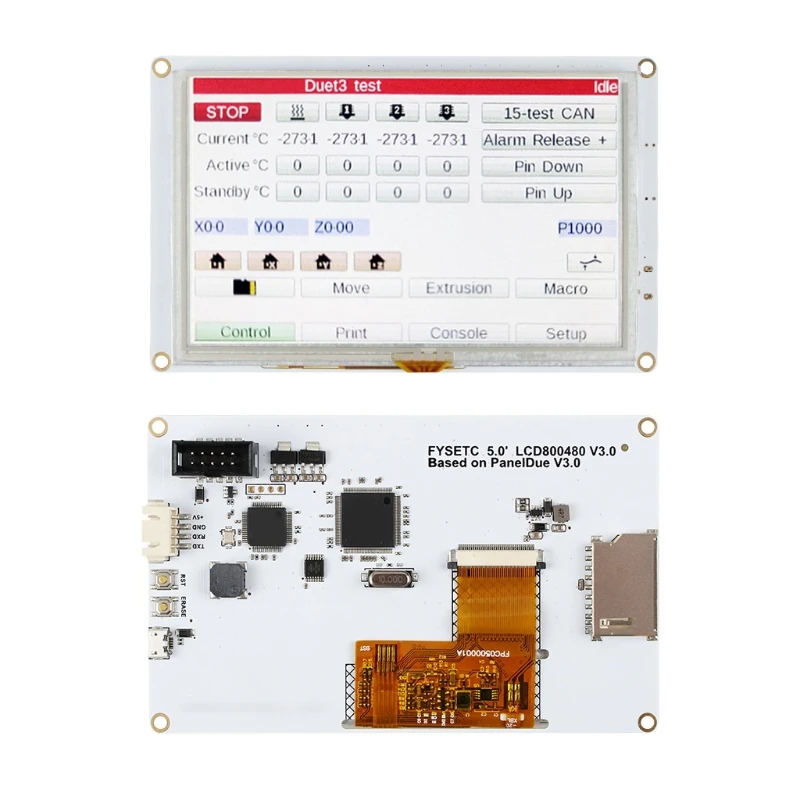 

L41E for 3D Printer Machine Clone Duet 3 6HC Motherboard +5i Color Touch Screen for Voron 3D Printer 1 Set 32 Bits