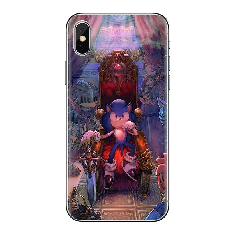 ТПУ чехлы серебро с Ёжиком Соником тень sega для Samsung Galaxy J1 J2 J3 J4 J5 J6 J7 J8 плюс 2018 Prime 2015