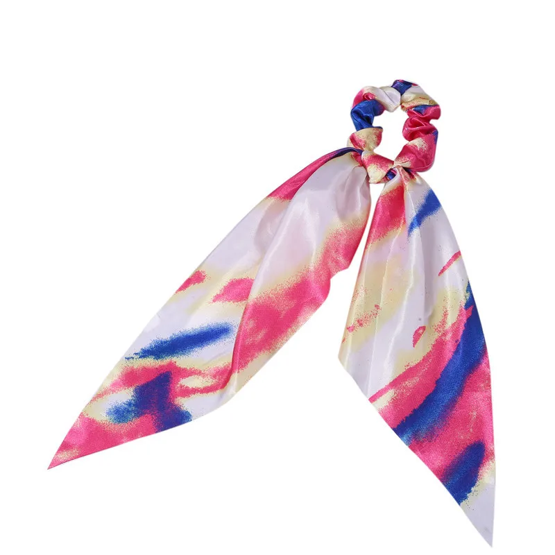 

1PC New Women Headband Scrunchie Ribbon Elastic Hair Band Bow Scarf Hair Ropes Ties For Girls Hair Accessories hairbands