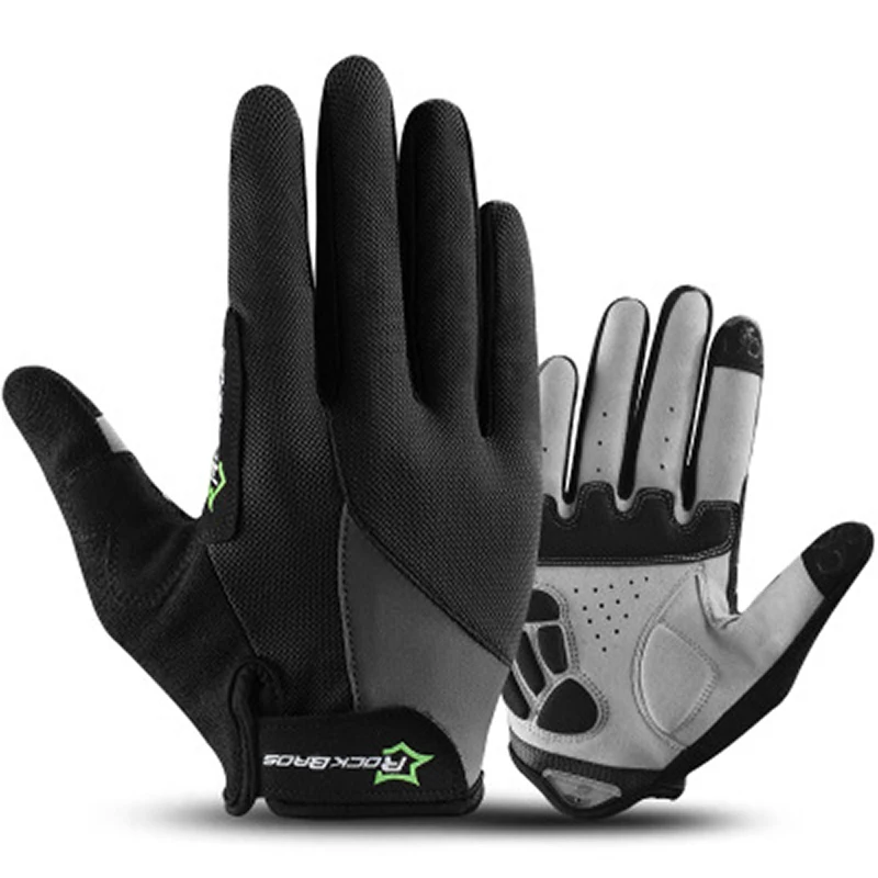 RockBros велосипедные перчатки с длинным пальцем для велосипеда Guantes Ciclismo сенсорный