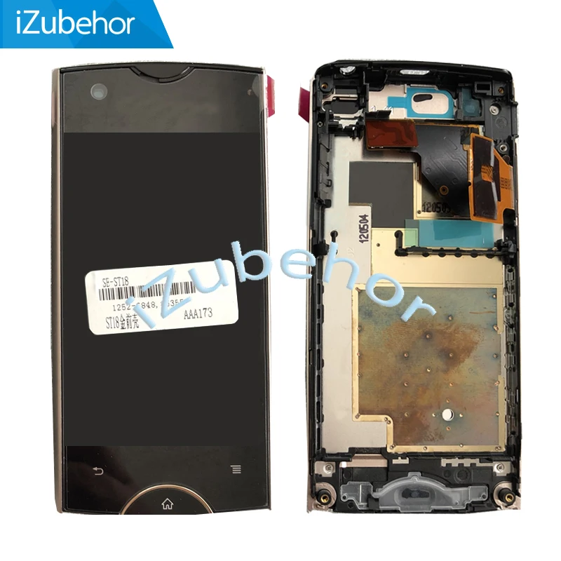 ЖК-дисплей 3 дюйма с дигитайзером сенсорного экрана и рамкой в сборе для Sony Ericsson