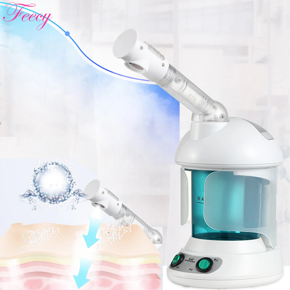 

Hot Mist Facial Steamer Face Moisturizer Humidifier Steaming Skin Ozone Sterilization Aromatherapy KINGDOM CARES Facial Sprayer
