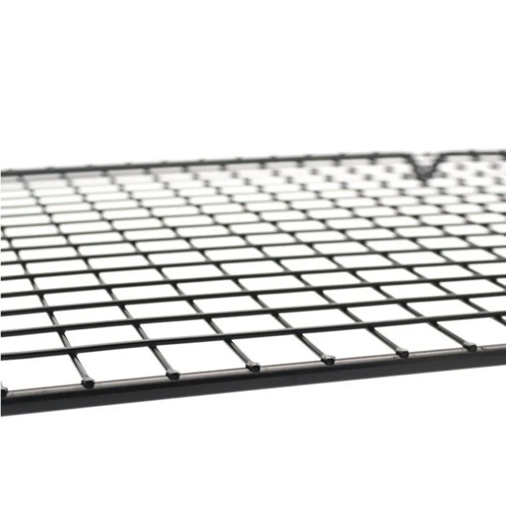 

Stainless Steel Wire Grid Cool Rack BBQ Cake Safe Oven Kitchen Baking Tools New