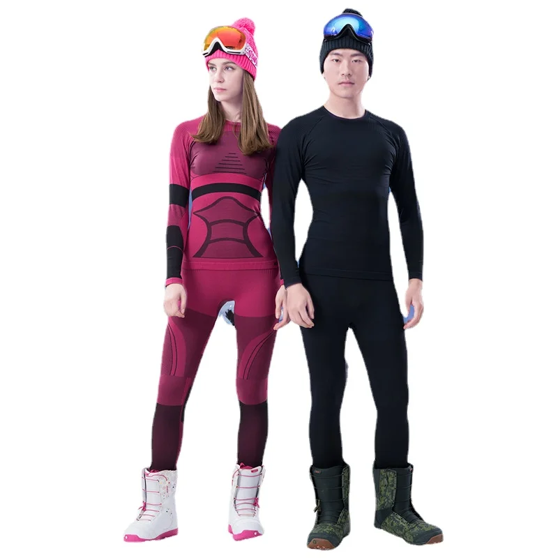 Outdoor Keep Warm Couple's Functional Outdoor Quick-Drying Cold-Proof Thermal Underwear Set