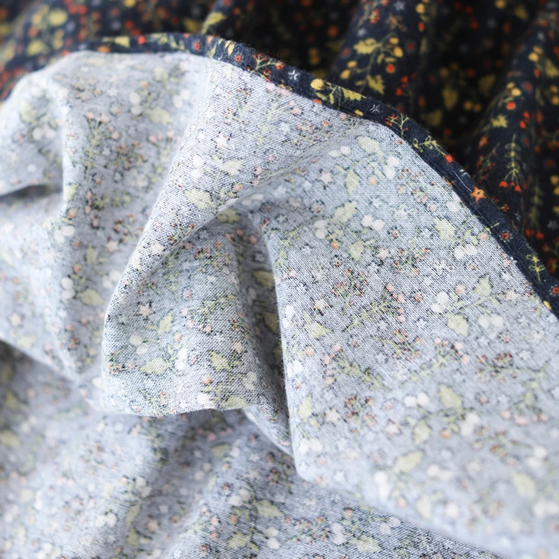 

Women Skirt Bottoms for Spring Autumn Cotton Print Retro Vintage Midi Long Elastic Waist New Female Loose B01160940