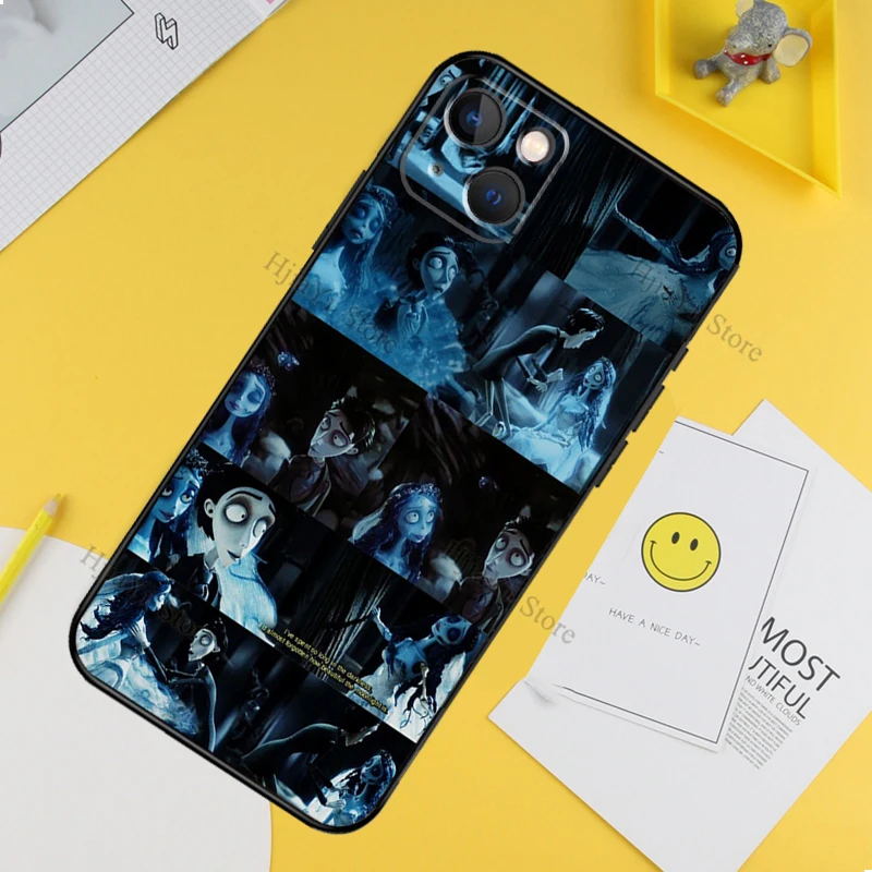 Чехол на тему Хэллоуина с принтом трупа невесты для iPhone 13 12 Mini X XR XS Max чехол Apple 11 14