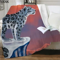 nknk brank tiger blanket animal bedding throw painting thin quilt landscape plush throw blanket sherpa blanket fashion premium