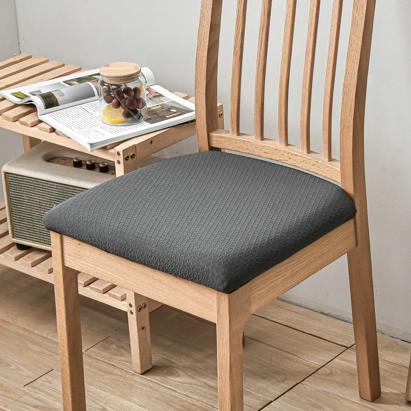 

Removable And Washable Chair Cushion Cover Of Elastic Spandex Fabric Banquet Dining Chair Antifouling Protection Cushion Cover