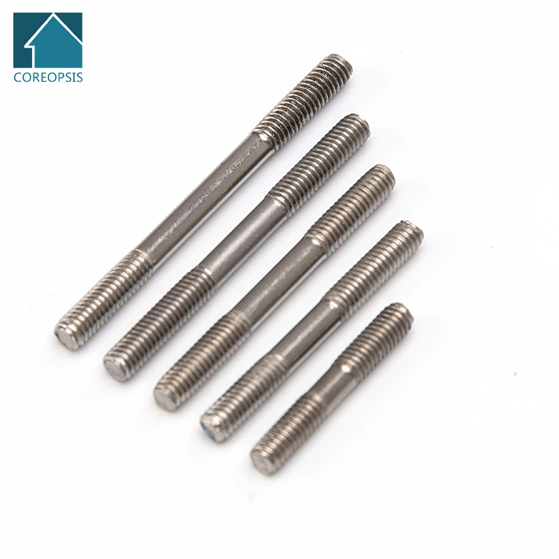 Винты из нержавеющей стали с двойной резьбой винты головкой M3 M4 M5 M6 M8 M10