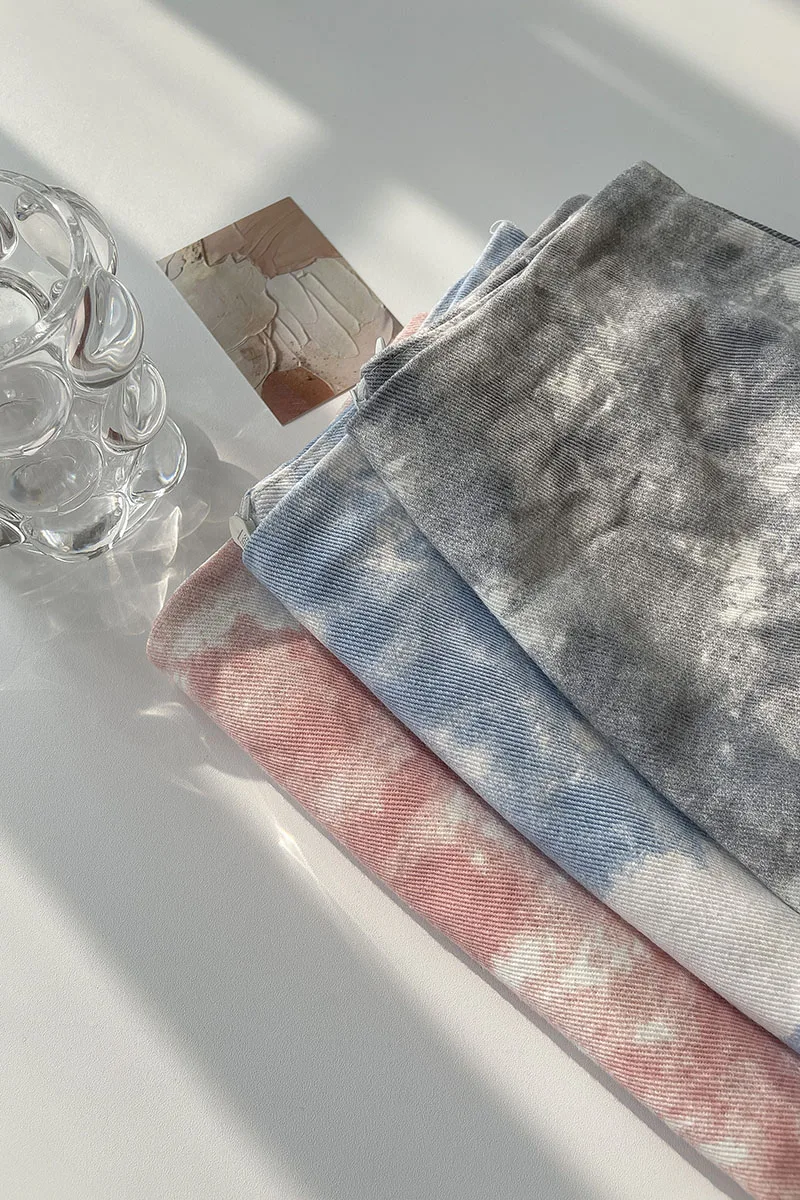 

Skirt 2021 spring new women's wear Korean high waist tie dyed A-line skirt