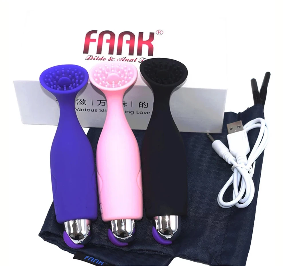 FAAK силиконовый Оральный Кисть для клитора язык Секс Вибратор взрослый