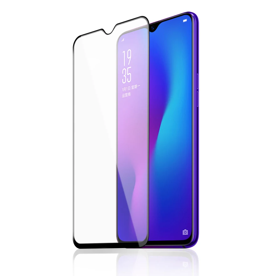 Закаленное стекло для OPPO F9 F7 F5 пленка защиты экрана Find X K1 R15 R17 Pro A3 A5 R11S Передняя