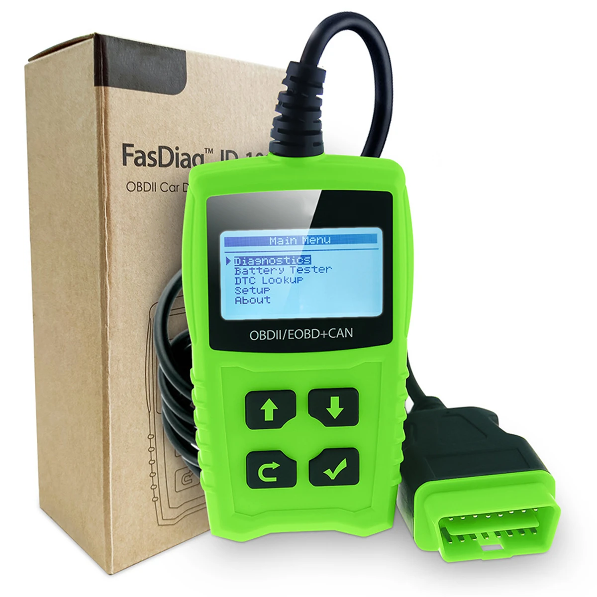 Диагностическое устройство с ЖК-дисплеем для JD101 OBDII EOBD 2 4 дюйма сканер кода OBD